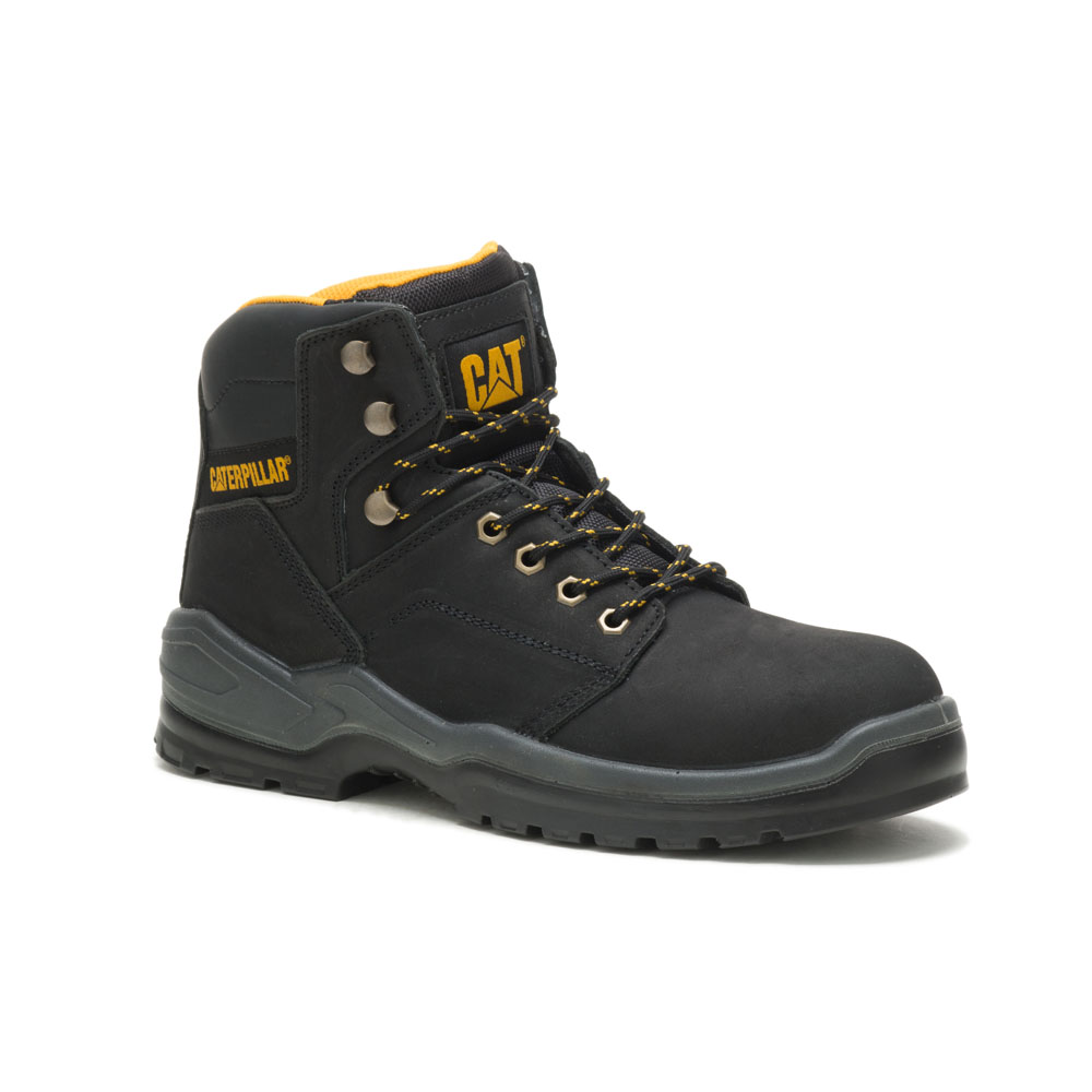 Caterpillar Men's Striver Astm Safety Boots Black CAT-34178